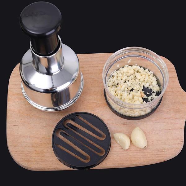 Stainless Steel Onion Press Chopper Hand Vegetable Chopper Stainless Steel Manual Food Chopper for Kitchen Tools