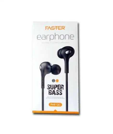 Faster Stereo Sound Handfree - Black (FHF 12c)