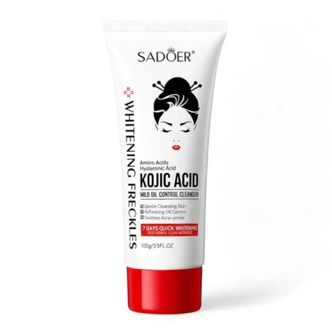 Sadoer Kojic Acid Whitening Freckles Cleanser Amino Acid & Hyaluronic Acid 100ml