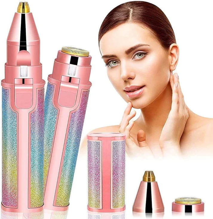 2 In 1 Flawless Eyebrow Hair Remover Stylish & Fashionable Rechargeable