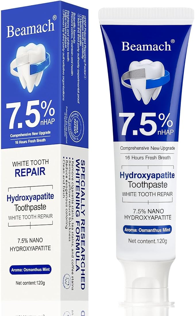 Hydroxyapatite Toothpaste - Fluoride-Free Nano Hydroxyapatite Toothpaste 7.5