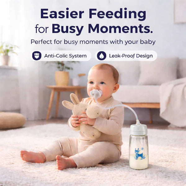 Hands Free Self Feeding Bottle - 150ml