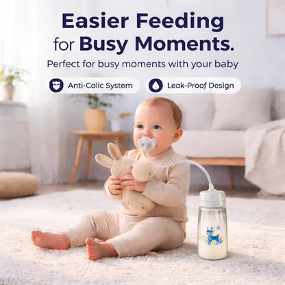 Hands Free Self Feeding Bottle - 150ml