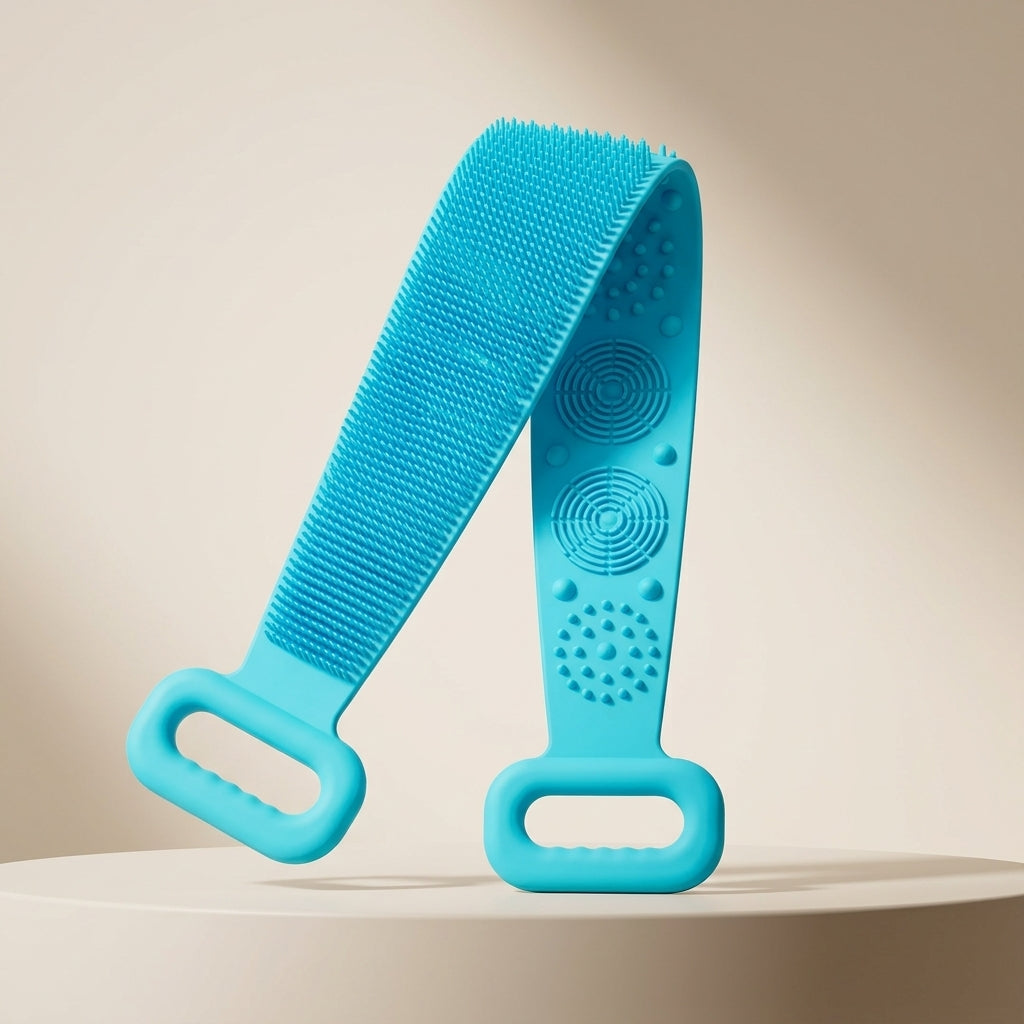 2-in-1 Silicone Back Scrubber & Bath Brush for Shower