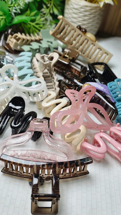 25 in 1 Pro Deal | Premium Korean Hair Claw Clips & Fashion Jewelry Gift Set for Women & Girls | Hair Accessories Combo Pack