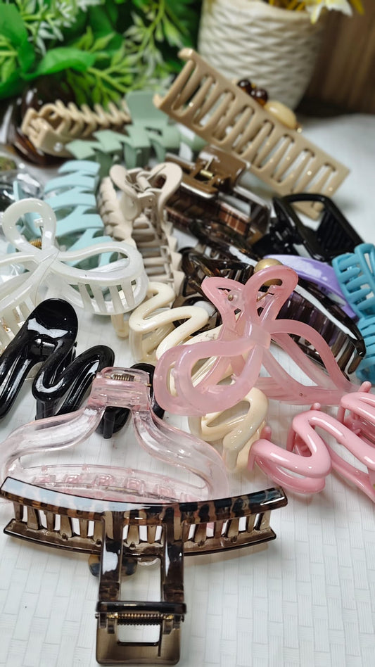 25 in 1 Pro Deal | Premium Korean Hair Claw Clips & Fashion Jewelry Gift Set for Women & Girls | Hair Accessories Combo Pack