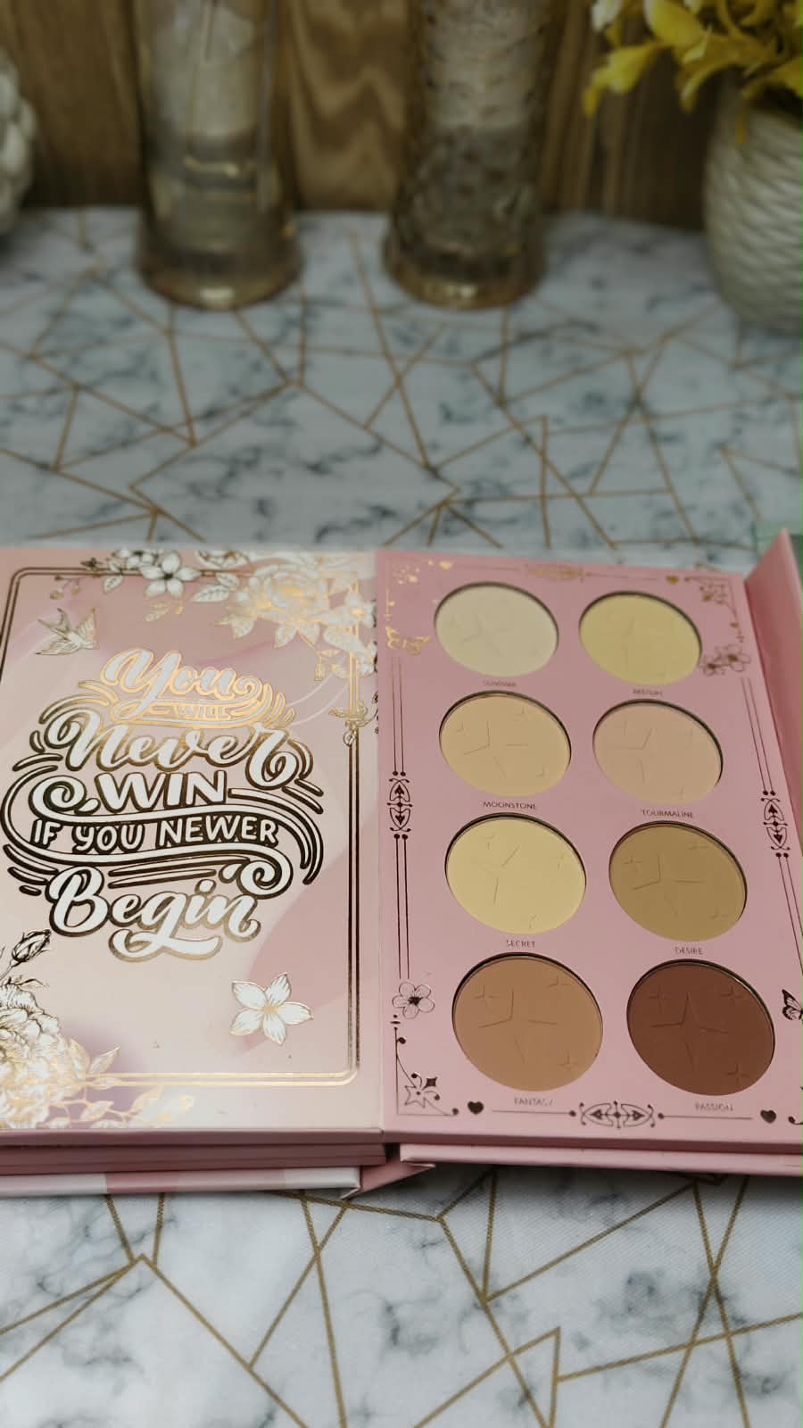 8 in 1 Makeup Book Palette with Brush Kit for Women | Complete All in One Makeup Set