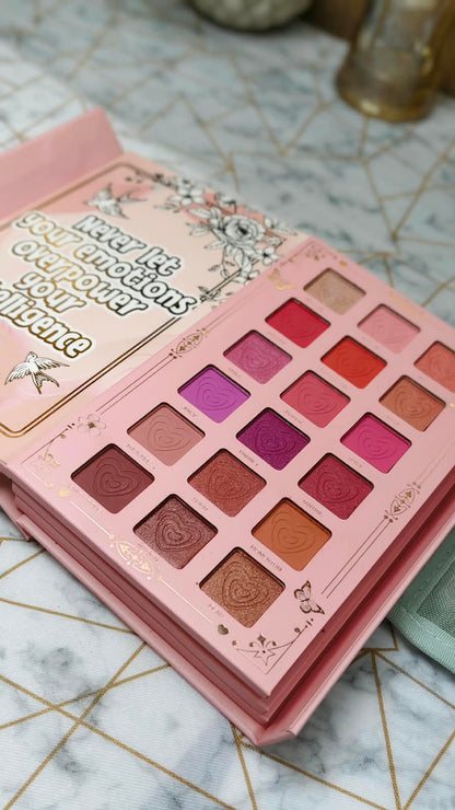 8 in 1 Makeup Book Palette with Brush Kit for Women | Complete All in One Makeup Set