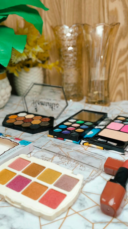 FOREVER Makeup & Beauty Bundle – Makeup Kit, Lipstick, Eye Makeup & Press-On Nails