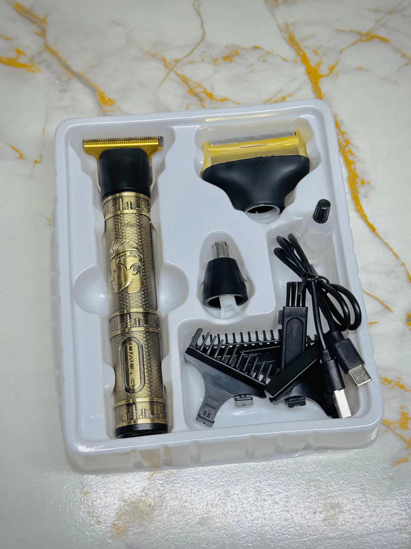 Daling 3-in-1 Grooming Kit – Rechargeable Clipper + Trimmer